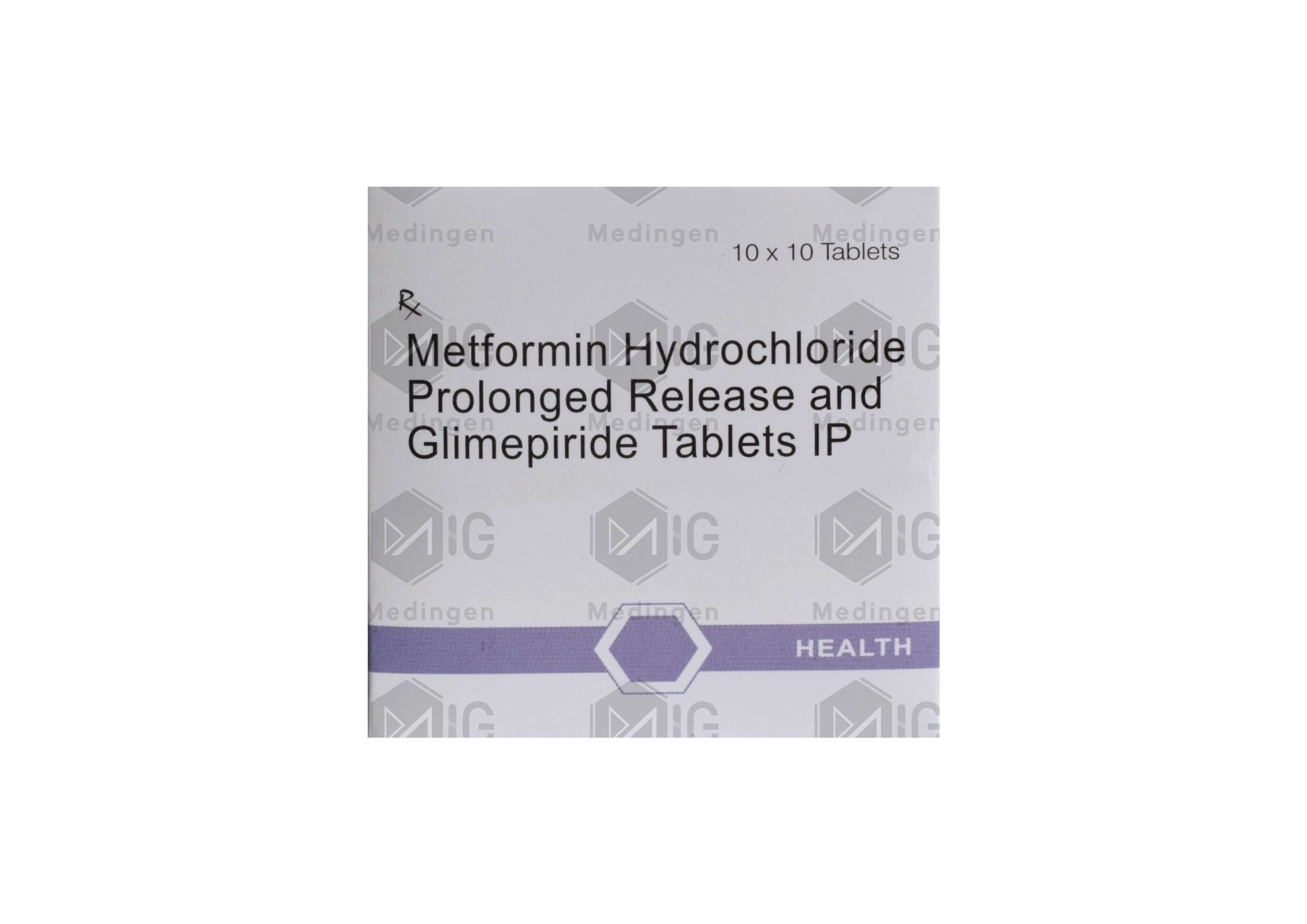 GLIMEPIRIDE AND METFORMIN 0.5/500MG